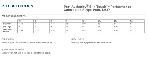 Мъжки цветен блок Silk Touch Performance от Port Authority