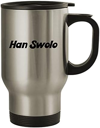 Molandra Products Han Swolo - Пътна Чаша от Неръждаема Стомана с тегло 14 грама, Сребрист