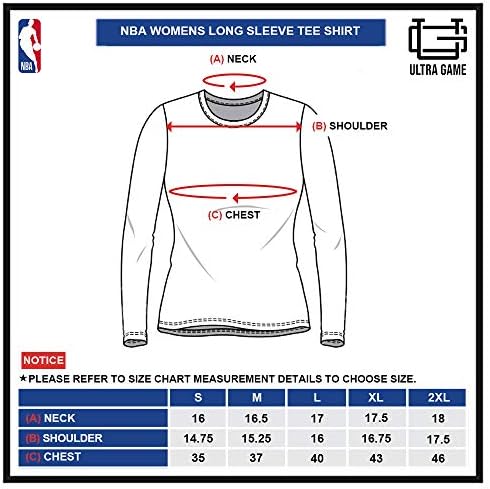 Дамски Мека Модна тениска Ultra Game НБА с дълъг ръкав