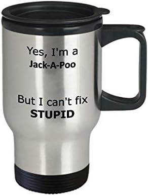 Да, аз съм Идиот, Но аз не мога да Оздравее Абсурдна Пътна чаша - Забавен подарък под формата На Джак-Какашки