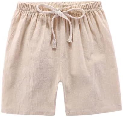 AMEBELLE/къси Панталони от памук и Лен за Малки Момчета и момичета, на 3 опаковки, Панталони от 2 До 3 години,
