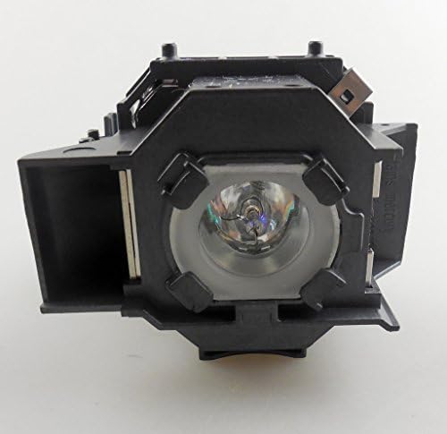 Съвместима с CTLAMP Лампа за проектор EP43 Лампа с нажежаема жичка с кутия, съвместима с elplp43 ЕМИ-TWD10 ЕМИ-W5D