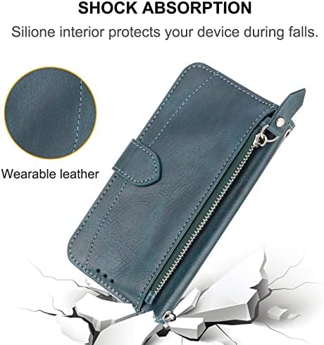 Чанта-портфейл за Samsung Galaxy S23/S23plus/S23ultra, Калъфи за телефони от изкуствена кожа с цип и магнитна