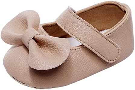 Обувки за малки момичета, модел обувки Mary Jane, балетные Обувки без закопчалка, Обувки-лодка за учебната партита, Сватби (Черни, на 6-12 месеца)
