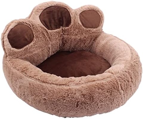 MMyydds Домашно Куче, Котка Топло Легло за кучета Легла за домашни кучета Мек диван-легло (Цвят: кафе, Размер: