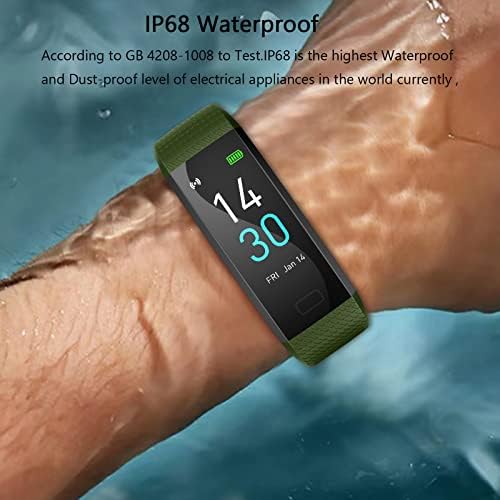 Qonioi Смарт часовник с напълно сензорни водоустойчиви циферблатами часовници, спортни Часовници на открито,