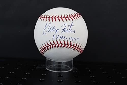 Джордж Фостър с автограф (52 часа 1977 г.) Бейзболен Автограф Auto PSA/DNA AH44712 - Бейзболни топки с автографи