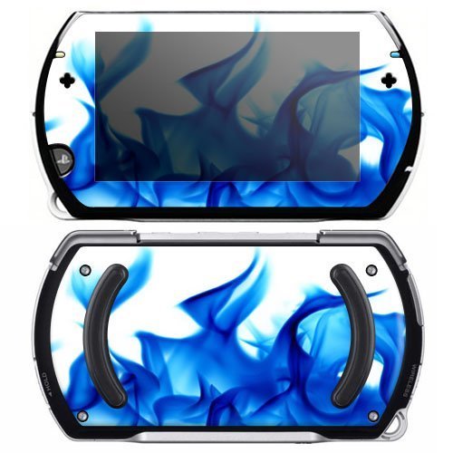 Кожата стикер на Sony PSP Go - Blue Flame