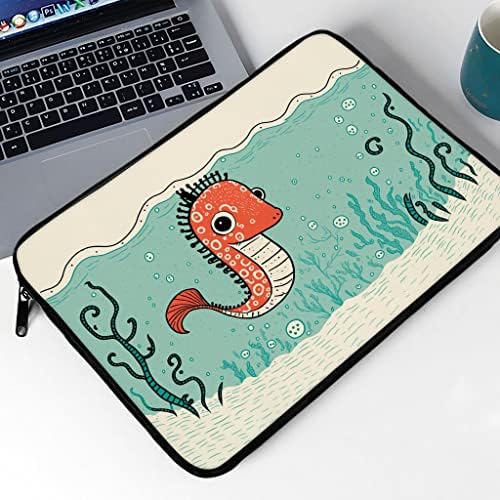 Калъф за лаптоп Seahorse Mac Book Pro 14 - Калъф за лаптоп Hippocampus - Kawaii Mac Book Sleeve