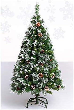 Коледната елха е Изкуствена Коледна Елха Пълна Елха Коледна декорация за вътрешна и външна употреба (Цвят: зелен,