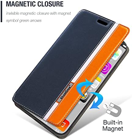 Калъф Shantime за Fairphone 4, Модерен Многоцветен Кожен Флип калъф с магнитна закопчалка и Притежател на карта