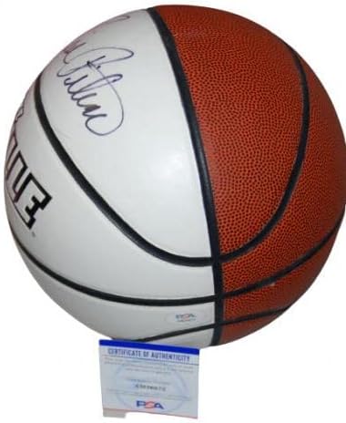 Баскетболни топки с автограф Рика PITINO (ЛУИСВИЛ КАРДИНАЛС) с ЛОГОТО на F/ S PSA /DNA AM36872 - Баскетболни
