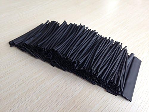 SummitLink 218 бр. черна свиване на тръба в гама от 8 размери, определени с амбалажна хартия и ръкав, разход
