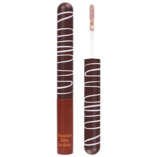 Xiahium Опаковъчни Торбички за Блясък за устни Шоколадова Глазура За устни Хидратиращ Овлажняващ Калена Хидратиращ