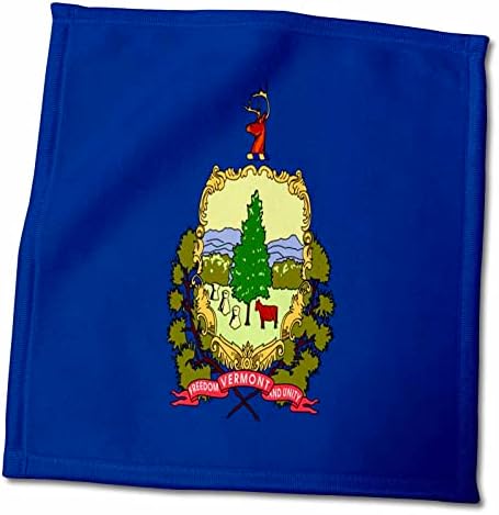 Кърпи 3dRose Florene Décor II - Флаг на щата Върмонт - Кърпи (twl-80544-1)