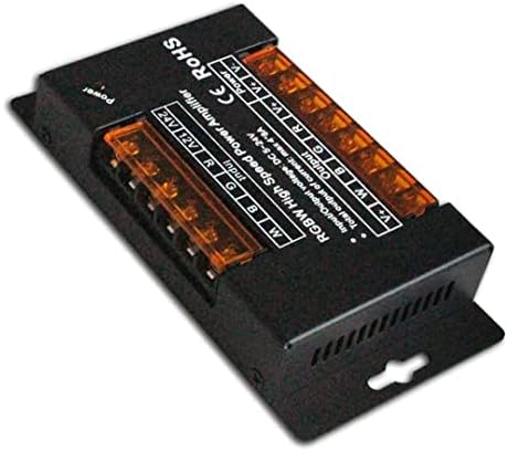 RGBW 4-канален led усилвател на сигнала 5-24 В постоянен ток 8A / CH Повторител, използван за добавяне на допълнителни