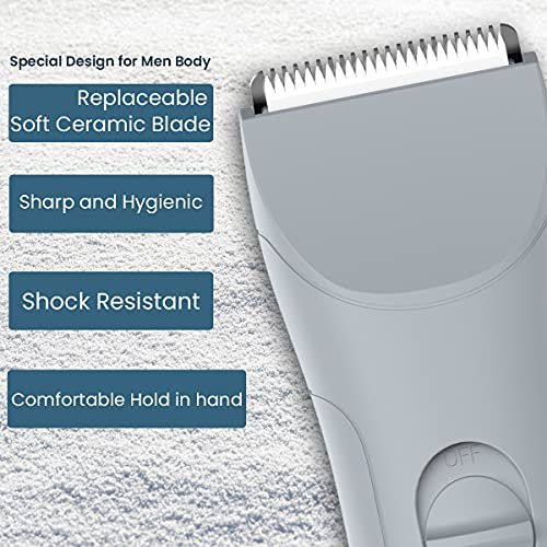 Машина За Подстригване на коса в слабините Водоустойчив |Тримери за тяло за мъже | Намалява риска от Порязване