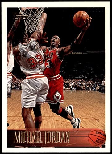1996 Topps 139 Майкъл Джордан Чикаго Булс (Баскетболно карта) NM/MT Булс UNC