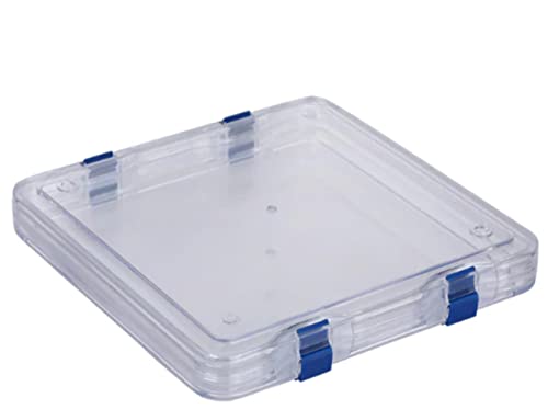Пластмасова мембрана кутия (175x175x26 мм) за съхранение на деликатни материали