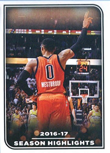 2017-18 Етикети Панини NBA 8 Баскетболно стикер Ръсел Уэстбрука