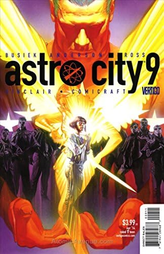 Астро Сити (3-та серия) 9 VF / NM ; DC / комикс Vertigo