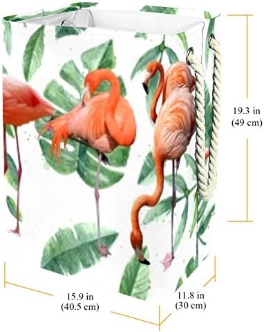 Inhomer Flamingo Perching 300D Оксфорд PVC, Водоустойчив Кошница За Дрехи, Голяма Кошница за Дрехи за Одеяла