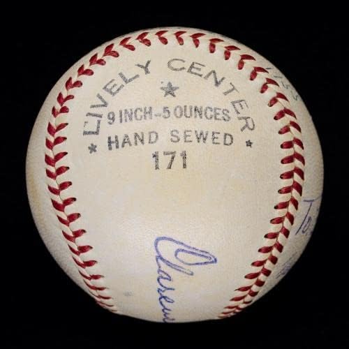 Единственият известен бейзболен сингъл Кларенса Роуленда с автограф 1917 Уайт Сокс 1969 Г. JSA - Бейзболни топки