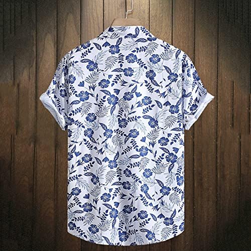 2023 Новата Мъжка Мода, Ежедневни Спортни Свободна Хавайска Риза С Къс ръкав, Чорапи-Чехли С Животни