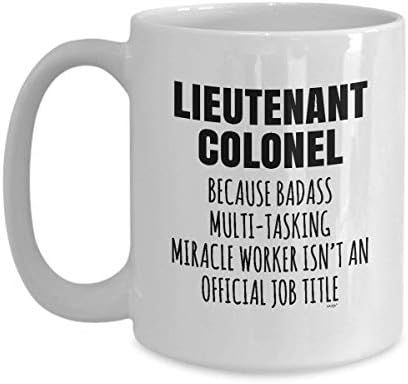 Чаша за Чудо Подполковник Подарък - Забавно Оценка на Кафе, Благодаря, Пенсиониране, Коледа, Рожден Ден, не