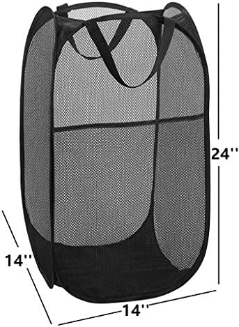 Всплывающая кошница за дрехи SunCaptor Mesh Popup - преносим, със здрави дръжки, сгъваем за съхранение и лесно
