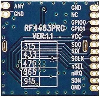 G-NiceRF 2 ЕЛЕМЕНТА RF4463PRO 868 Mhz 100 Mw SPI SI4463 20dBm 1,5 КМ Модул за предаване на CE