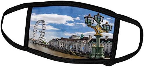 3 Погледни в окото на Лондон и култов британски лампата в Лондон, Англия. - Маска за лице (fm_344152_3)