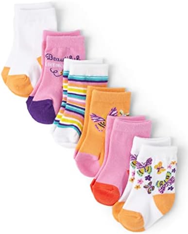 Средни чорапи за малки момичета The Children ' s Place, 6 опаковки