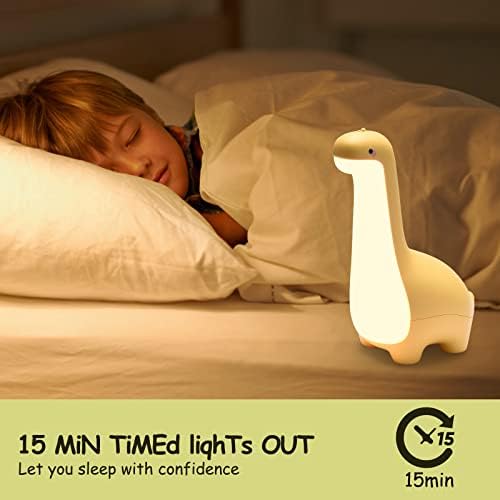 Детска нощна светлина с динозавром Ligivite, Скъпа Акумулаторна лампа за декора на помещението под формата на