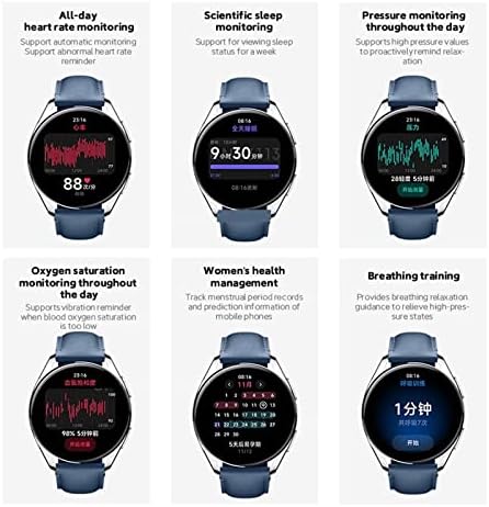 Часовници S2 Smart-часовници, GPS с кислород кръв AMOLED Дисплей Bluetooth 5,2 Монитор на сърдечната честота