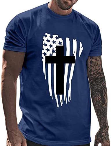 Тениски на Ден на Независимостта HSSDH за Мъже, Патриотични Ризи с Флага на сащ, Мъжки Издържат Тениски На Деня