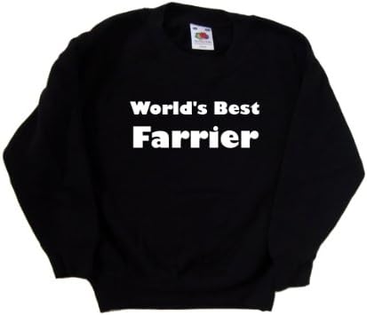 Най-добрата в света на Черна Детска Hoody Farrier