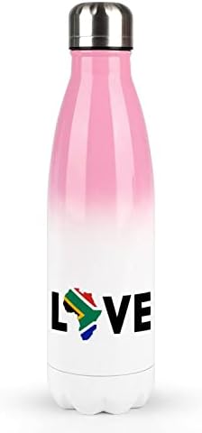 Любовта Южна Африка 17 унции Спортна Бутилка за Вода От Неръждаема Стомана С Вакуумна Изолация Форма на Кола