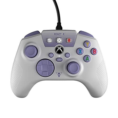 Контролер Turtle Beach React-R Бял/Лилав цвят за Xbox Series X | S, Xbox One PC