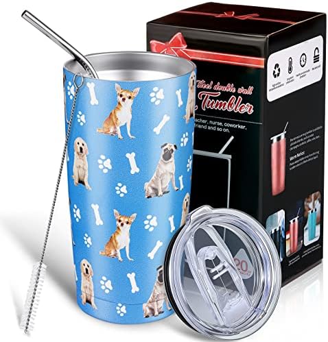 Подаръци за кучета Mimorou, Чаша на 20 грама за жените, Кафеена чаша с животни от неръждаема стомана за Рожден