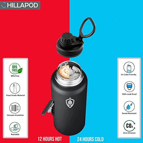 Чисто НОВ! Бутилка за вода Chillapod на 32 грама, което е с магнитен предпазва вашия телефон / Регулируема закопчалка