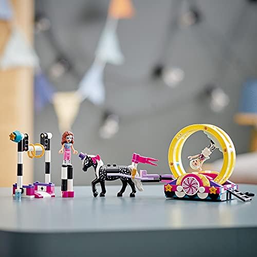 Конструктор LEGO Friends Магическа Акробатика 41686; Карнавальная играчка е измислица за деца, които обичат подаръци за гимнастика; Новост 2021 г. (223 предмет)