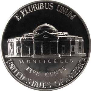 Монети на САЩ от никел Джеферсън 1990 - Те години с Скъпоценния камък