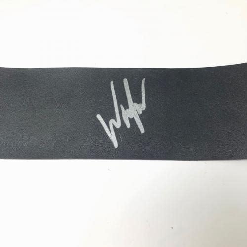 Шампионска колан с автограф на Уордлоу PSA/DNA AEW NXT за борба с Автограф - Борцовские Халати, Топене и Колан с Автограф