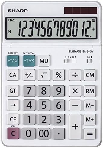 Настолен калкулатор Sharp SH-EL340W Бял цвят