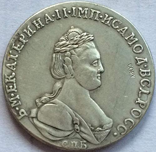 Монета на Повикване Русия 20 Цента Екатерина II 1784 Копирни Монети Колекция от копия на Подаръци Колекция от