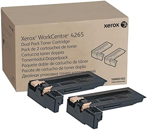 Касета с черен тонер Xerox WorkCentre 4265 - 2 опаковки (50 000 страници) - 106R03102