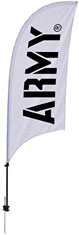 Корпус Победа 810028АРМИЯ-001 АРМИЯ Черни Рицари 7,5 метра. Флаг от Бритвенных пера с Основа от Трън