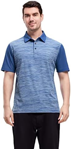 Мъжки ризи за голф Dry Fit с Къс и Дълъг Ръкав, Влагоотводящие Performance Pique Хедър, Ежедневни Ризи Топка за Голф