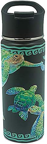 Хавайски Стил На Остров Колба-Чаша За Плуване Honu Turtle Черен